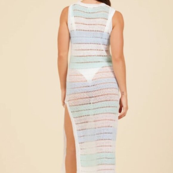Surf Gypsy Bondi Stripe Knit Maxi Cover Up - Picture 2 of 2